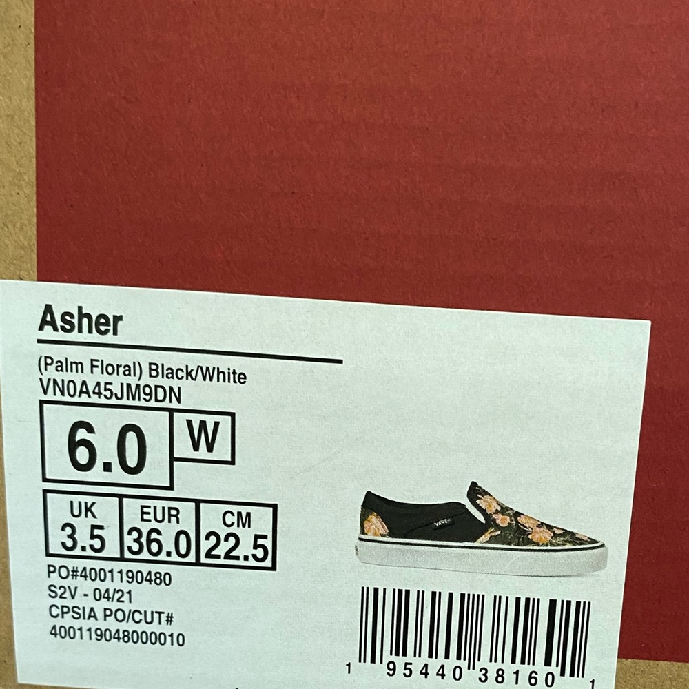 Vans🌷 Asher Slip-on Skate Shoes.🌷 - Picture 9 of 10